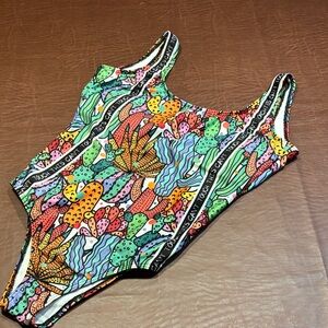 familysta Colorful Patterned Swimsuit
